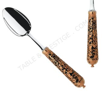 Cuiller table en argent massif - Ercuis